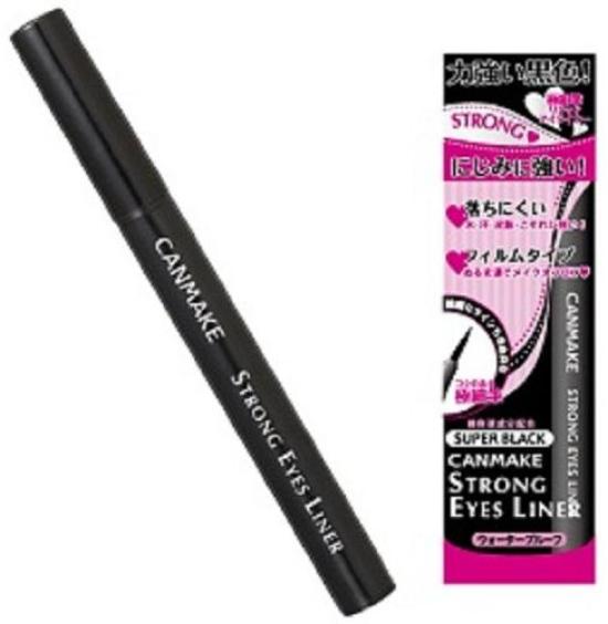 Подводка для глаз Canmake Strong Eyes 01 Super Black 0,4 г