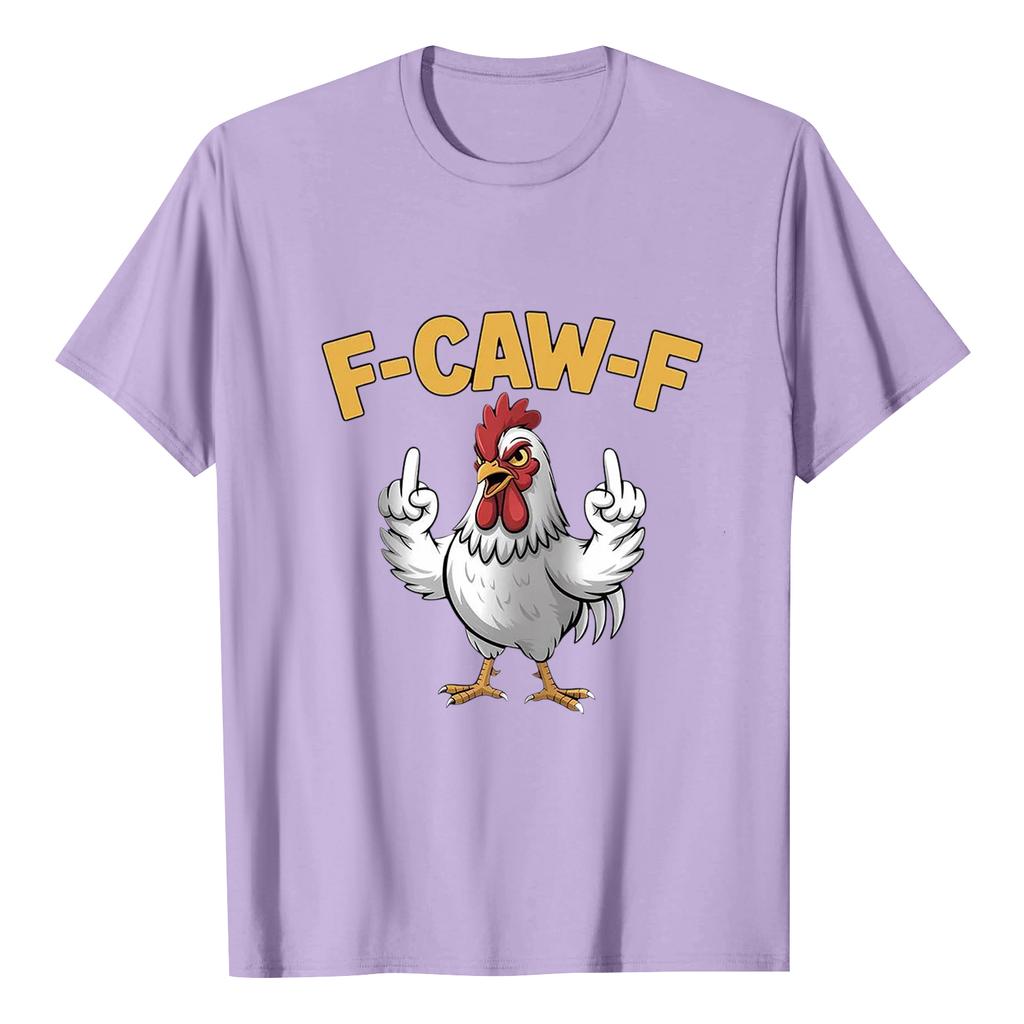F-CAW-F Женская повседневная футболка с коротким рукавом и принтом букв