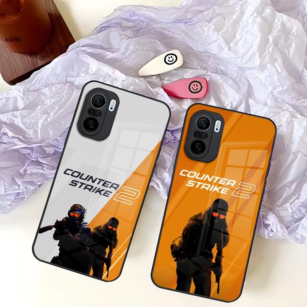 Игровой чехол C-Counter-Strike CS2 для телефона Xiaomi 15 14 13 12 Mi 11 Pro ultra Lite стеклянная крышка