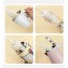 1pc Long Handle 360 Rotating Cup Brush Baby Bottles Nipples Soft White Silicone Bristles Tea Stain Cleaner Glassware Kitchen Too