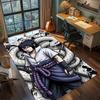 Cool Sasuke Uchiha Chidori Lightning Attack Rug Carpet Large Area Rug Non Slip Washable Floor Mat Gamer Room Bedroom Home Decor