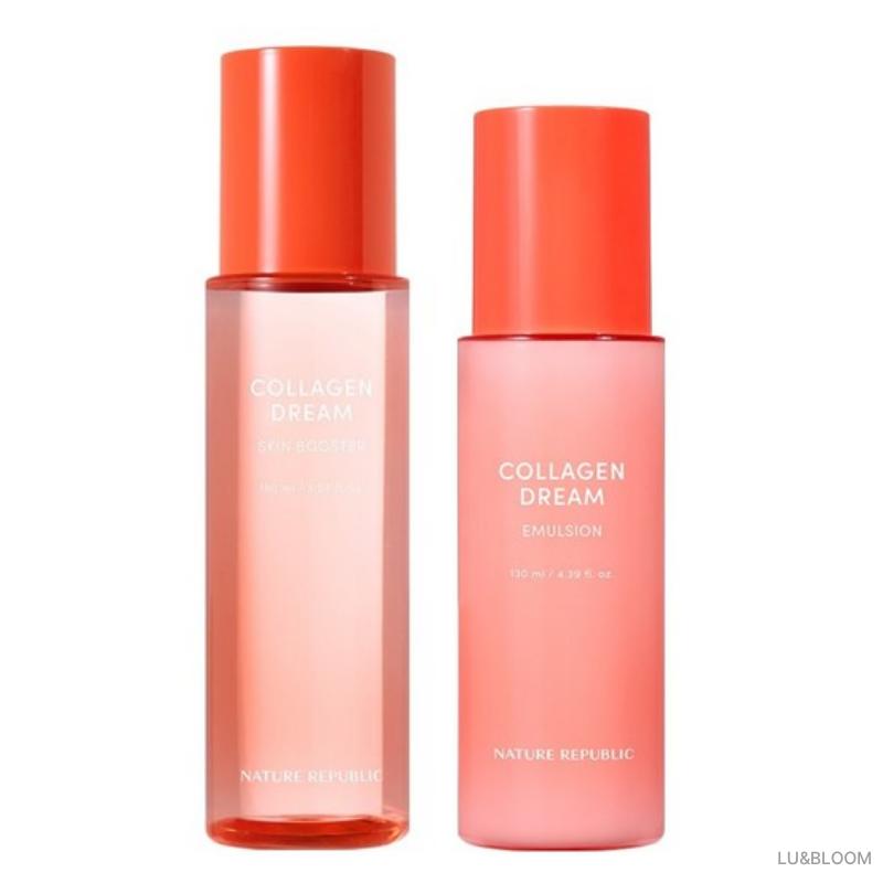 Nature Republic Collagen Dream Skin Care Set (Skin Booster 150ml + Emulsion 130ml) (+Free gift)