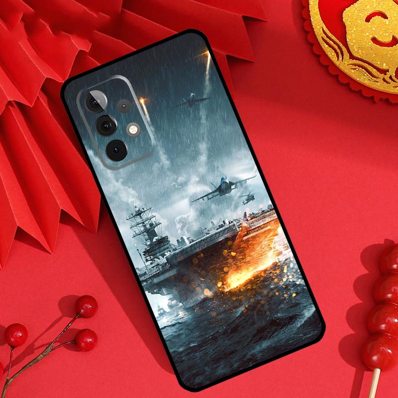 Морской Военный Корабль Чехол Для Samsung Galaxy M55 M35 M15 M11 M12 M13 M14 M06 M16 M36 M56 M31 M53 M32 M52 M34 M54