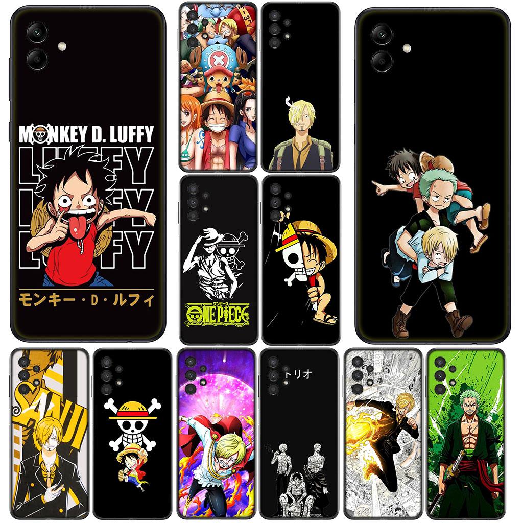 Luffy One Pieces Roronoa Zoro Sanji Phone Cover for Samsung Galaxy S22 S21 S20 Fe Ultra S9 Plus + A13 A22 M21 M31 M55 M15 Case