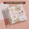 3 Inch Polaroid Photo Album Cute Bear Transparent Jewelry Small Card Collection Storage Book Mini Loose Leaf