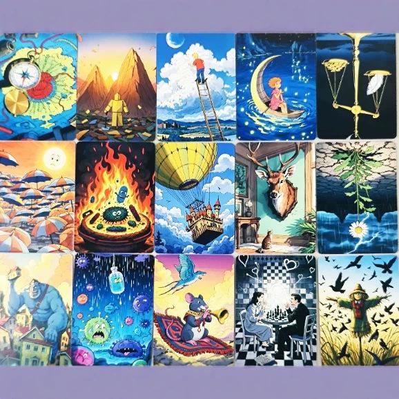 Wonderful Spirit: Storytelling Language Board Game for Kids & Adults - Single Words, Characters, & Painting Fun for Parties & Family Time