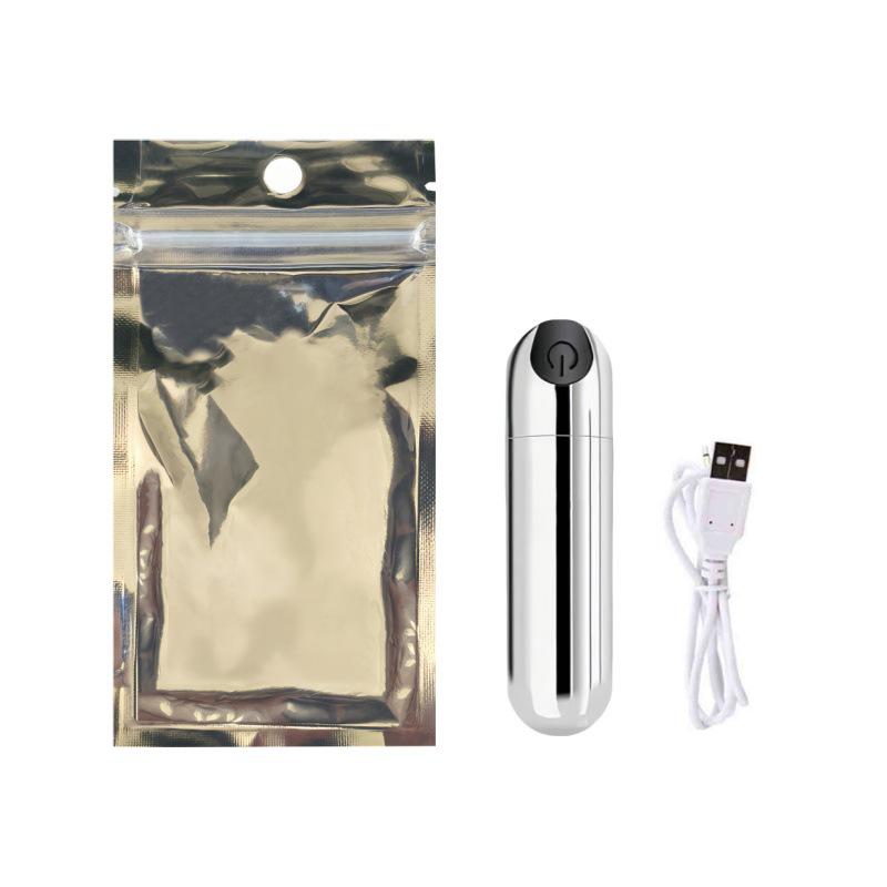 Беспроводной USB Перезаряжаемый 10-скоростной Вибратор-Пуля и Анальный Массажер