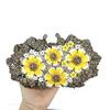 3D Розовый Цветок Кристальный Клатч Зеленый Кошелек Женские Вечерние Сумки Алмазная Сумка на Плечо Женская Металлическая Шкатулка Минодьер Сумки для Свадебной Вечеринки Ужина