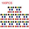 10-100PCS Microphone Windscreen Foam Cover Thick Mic Covers Foam Mic Pop Filter for Studio Interview Karaoke DJ  (10 Colors)
