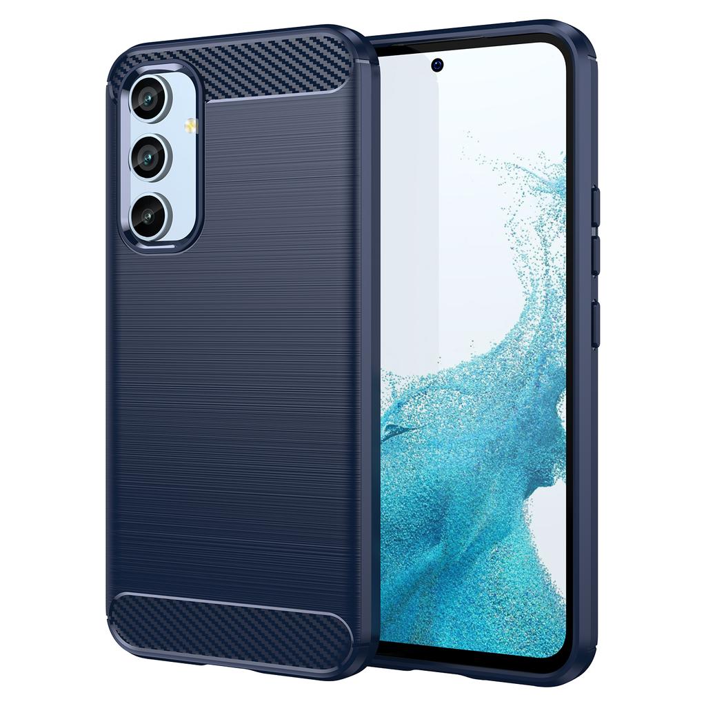 For Samsung Galaxy A54 5G Soft Matte Case Luxury Silicone Cover for Samsung A54 5g Soft Carbon Fiber Cases Coque Fundas