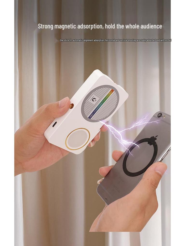 N19 Компактный трехцветный магнитный карманный заполняющий свет