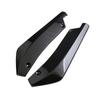 Rear Bumper Lip Diffuser Splitter Canard Protector Glossy Black Car Accessories