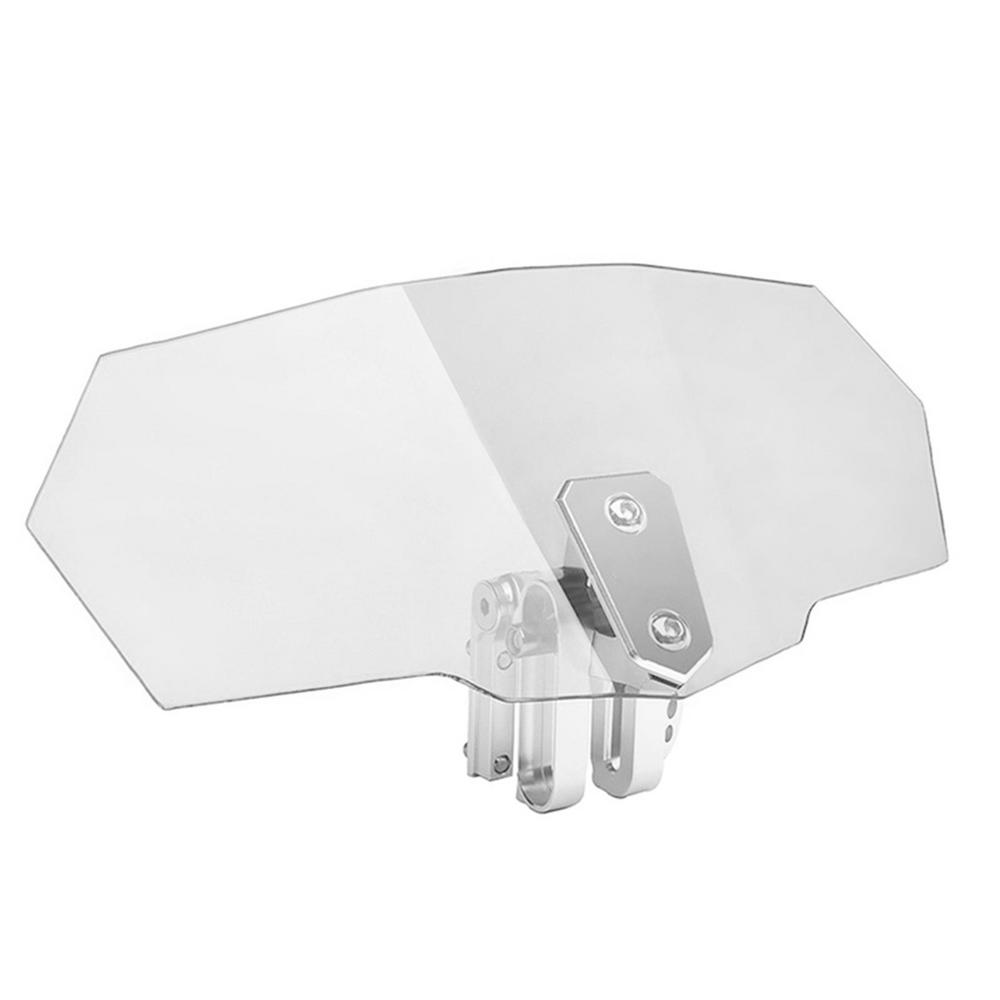 Universal Small Motorcycle Windshield Heightened Height Extension Windshield Motorbike Windscreen Modified Accessories