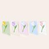 5Pairs Sweet Tulip Flower Socks Thin Socks for Women Soft Mid Tube Socks  Lady