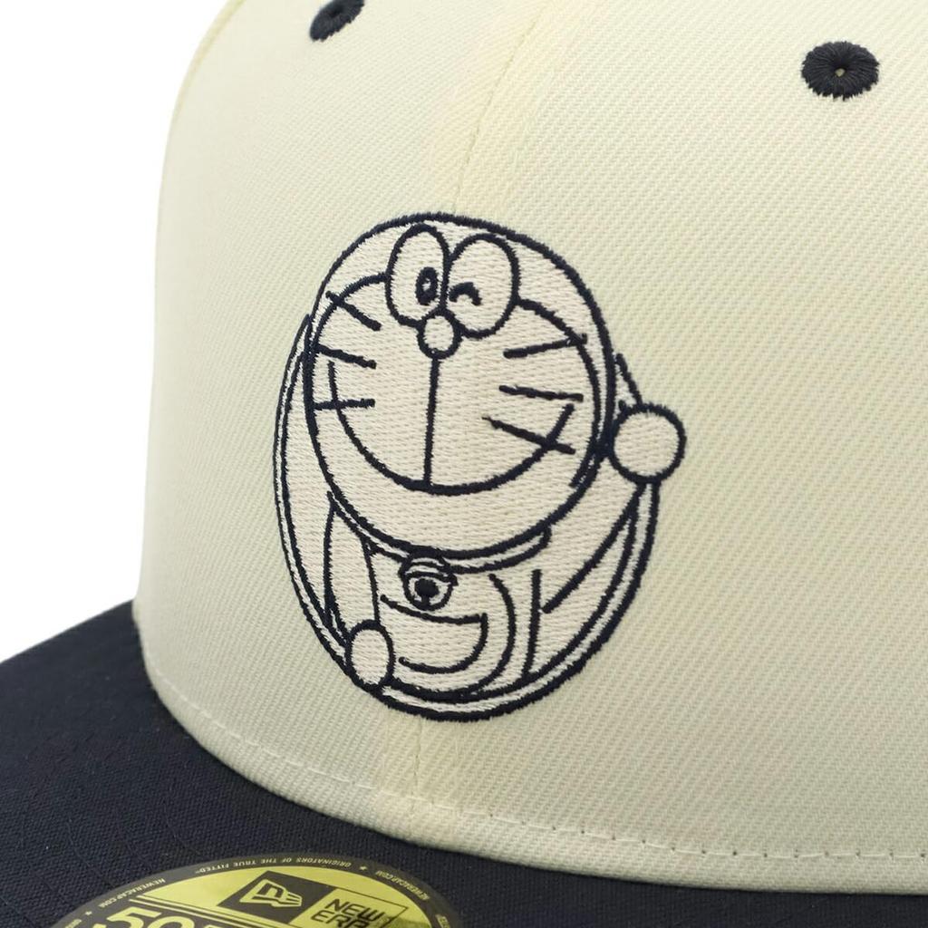[New Era] Кепка 59FIFTY коллаборация Doraemon хромовый белый 7 38 5950 DORAEMON DRAWING CHR NVY