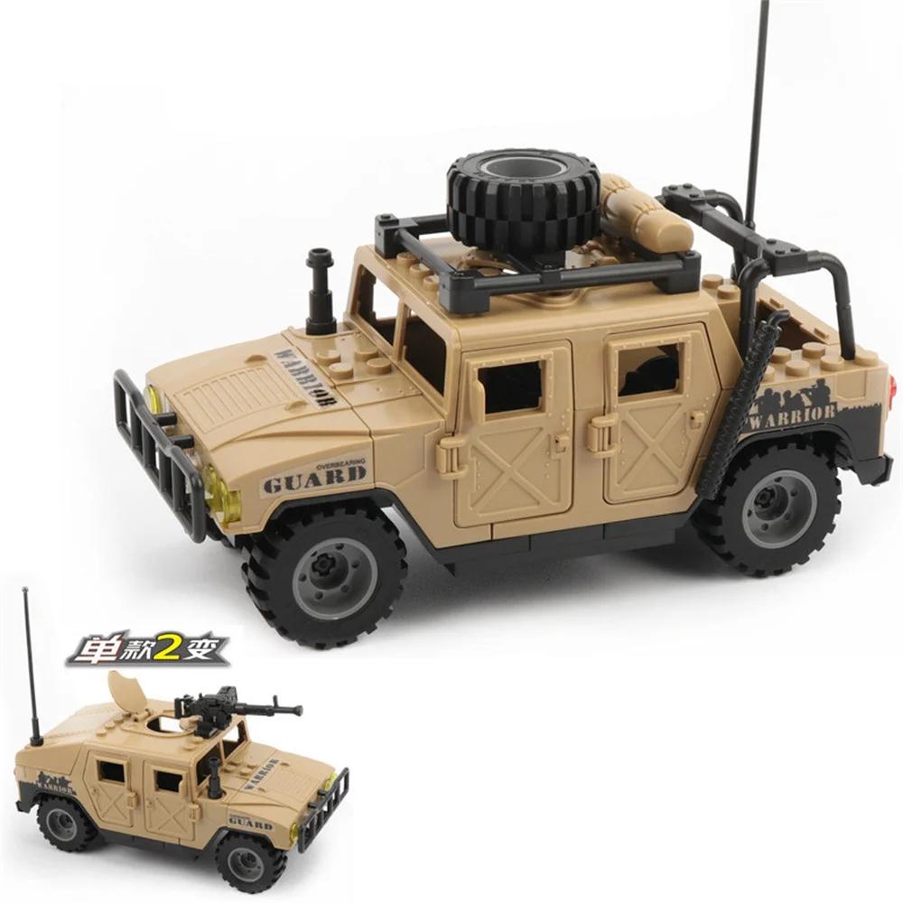 Army Soldiers Special Police Special Forces Armored Vehicle DIY Model Building Blocks Brick Toy Gift