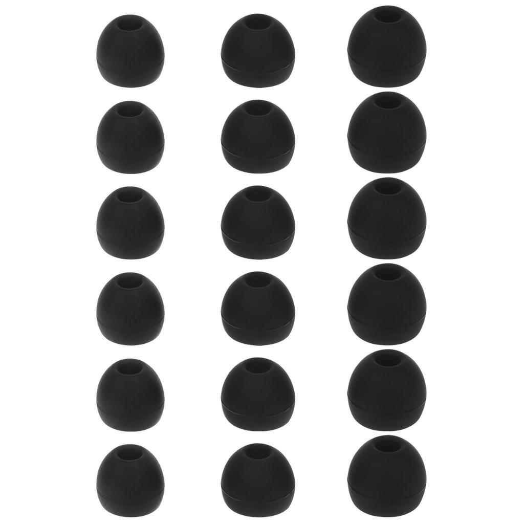 18Pcs Silicone Replacement Earbud Ear Buds Tips for 3.8mm-4.2mm Nozzle Earbuds Earphones Small Medium Large S/M/L