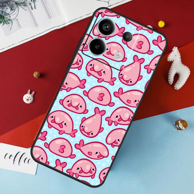 Blobfish Case For Xiaomi Redmi 12 13C 12C 10C 9C Redmi Note 13 9 10 11 12 Pro 9S 10S 11S 12S Cover