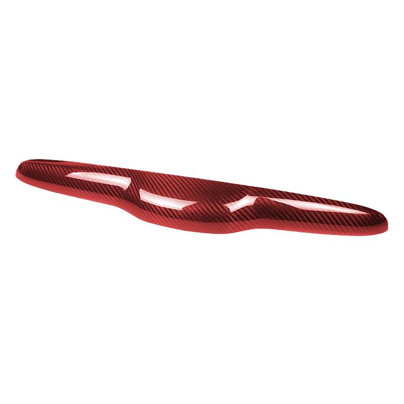 Carbon Fiber Car Trunk Lid Tailgate Handle Cover Trim Sticker for Fiat 500 2008-2023 Abarth 595 2012-2023 Abarth 695 2010-2023