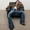 Tweed Short Coat Vintage Detachable Fur Collar Thick Jacket Women