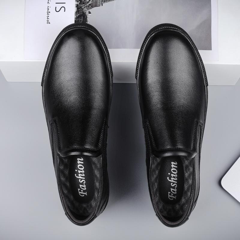 Обувь из натуральной кожи Мужская повседневная обувь без застежек Высококачественная мужская обувь из коровьей кожи Роскошные белые туфли Дышащие кроссовки для мужчин