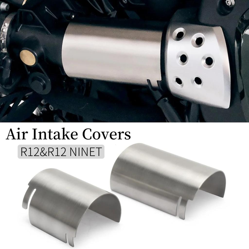 Motorcycle Stainless Steel Air Intake Covers Fairing Decoration Guard For BMW R 12 NineT Nine T R12 2024 2025