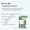 BOYANG 10G Dual-Port SFP+ Fiber Network Card X520-DA2