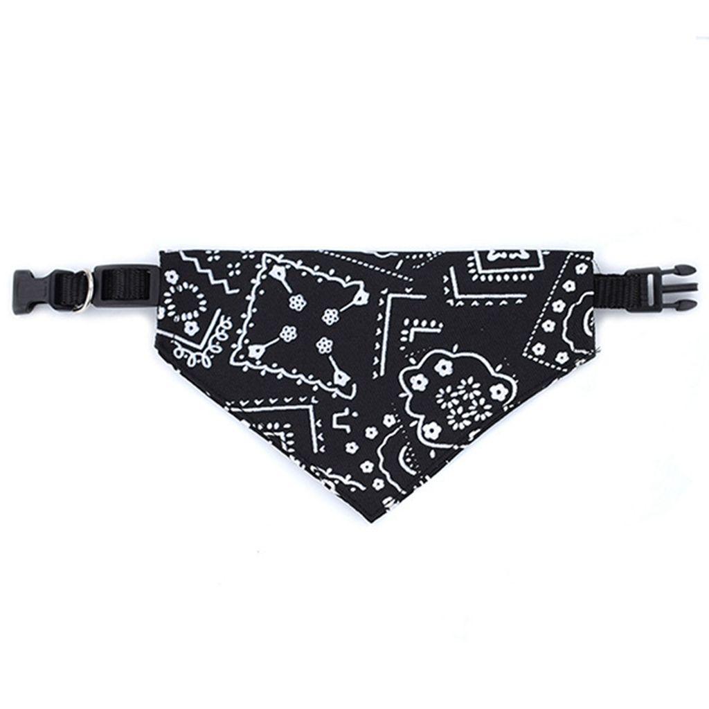 Plaid With Collar Dog Neckerchief Dogs Bandana Pet Triangle Towel Pet Accessories Cats Scarf