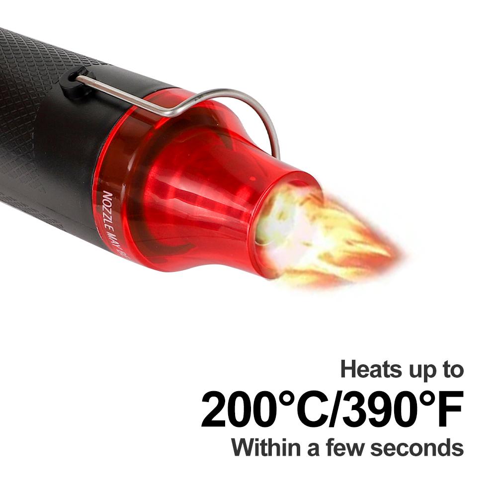 220V/110V Mini Heat Gun Electric Power Hot Dryer Hot Air Gun 300W Heat Temperature Blower Shrink Plastic Soldering DIY Crafts Tool