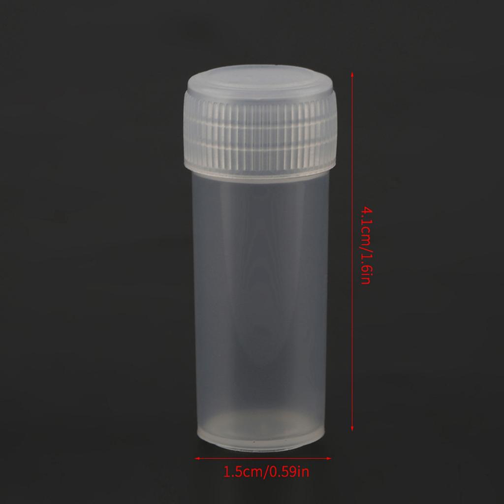 50 Plastic Bottles, 5ml Small Container for Paste, , Granular Objects with Good Sling and ,