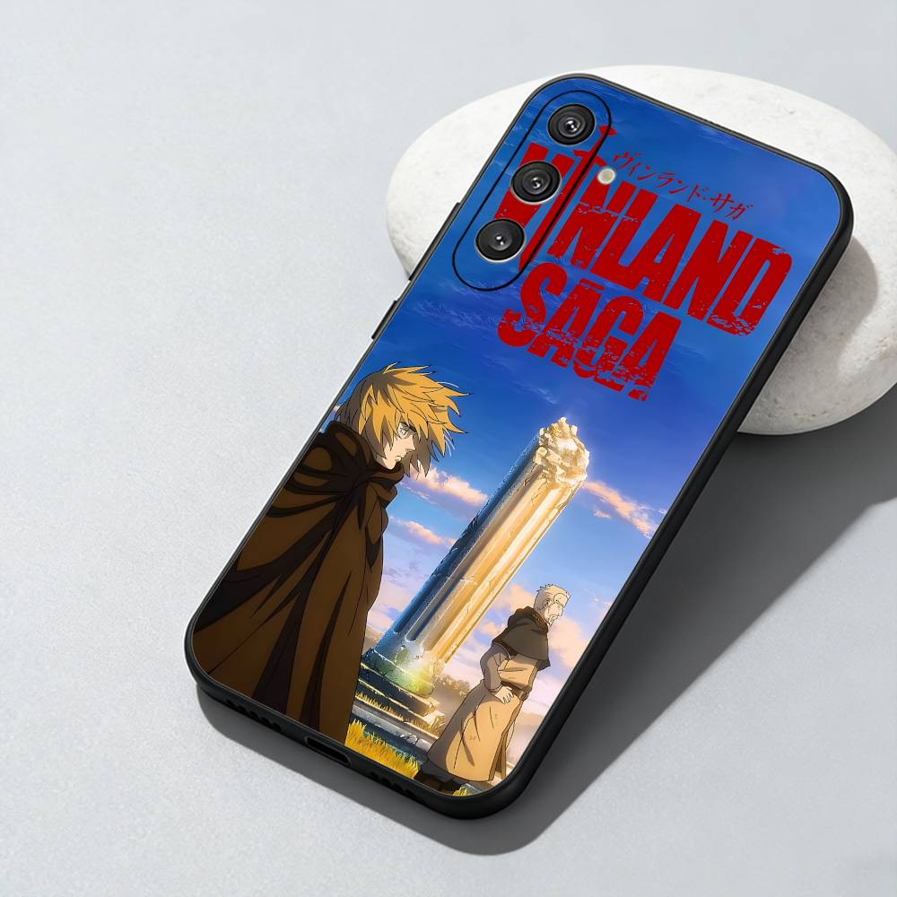 T-Thorfinn Anime VS-Vinland Phone Case For Samsung Galaxy A73,A72,A71,A70,A52,A51 Others Soft Black Cover