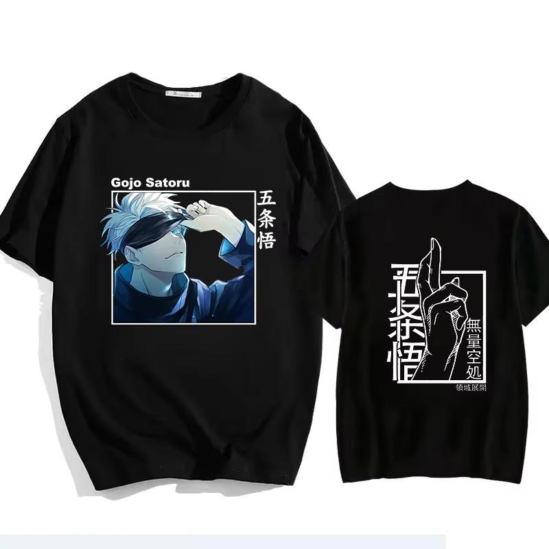 Japanese Jujutsu Kaisen Gojo Anime Tshirt UnisexAnime Gojo Satoru Graphic T Shirts Short Sleeve Tee Tshirts Tops