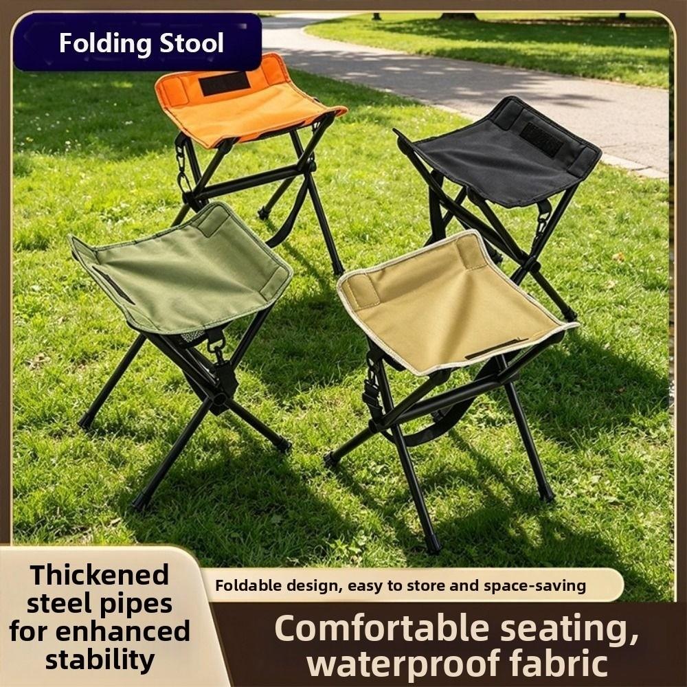 Strong Load-bearing Camping Chair Foldable Fishing Chair Outdoor Folding Stool Picnic