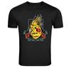 Cockatiel Bird With Flowers Cute Parrot Animal Lover Graphic T-Shirt