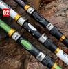 Новое Супер Жесткое Удилище для Морской Рыбалки 2,1 м - 3,6 м Многосекционное Удилище для Карповой Рыбалки Фидерное Жесткое FRP Углеродное Волокно Телескопическое Удочка Коррозионностойкое