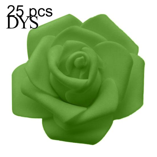 25/50/100 шт искусственные пенополиэтиленовые розы голова цветы DIY свадьба домашний декор комнаты