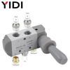 YIDI 4H21008 Pneumatic Part Hand Valve 4H210-08 Controller Compressed Air Compressor 5 Way 2 Port Switch Fitting Fittings kit