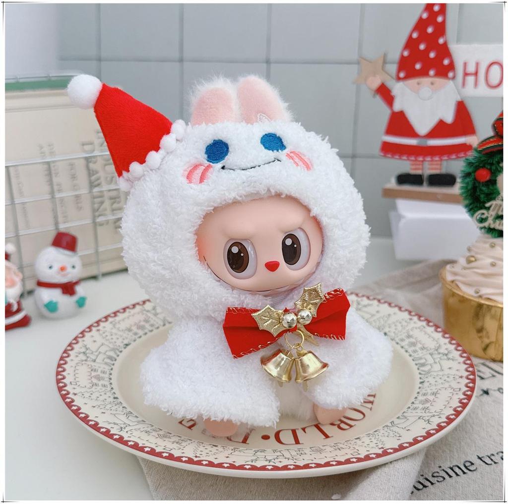 10cm & 15cm Labubu Doll Christmas Outfit: Tree Shawl and Hat