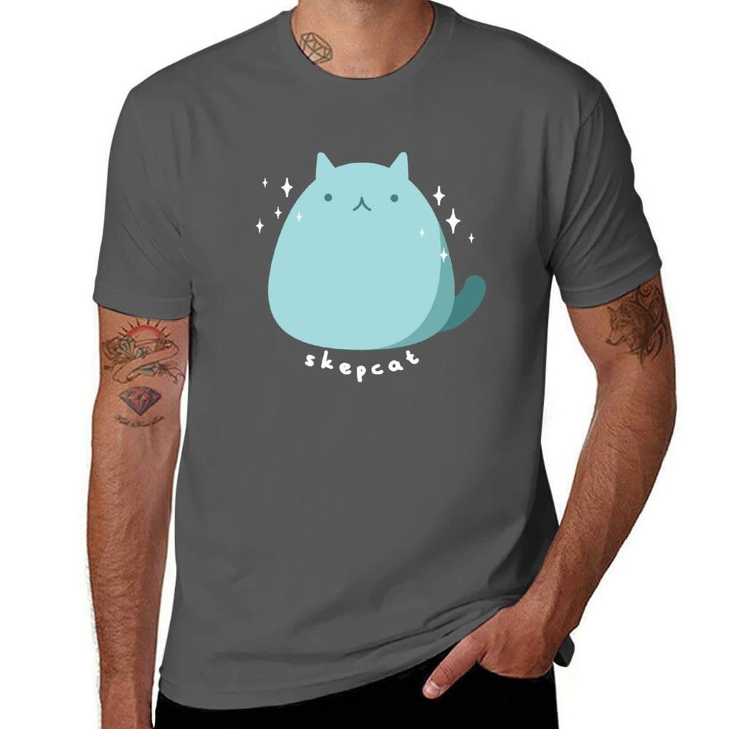Skeppy Cat Tshirt Outdoor Sports Short Sleeve Top