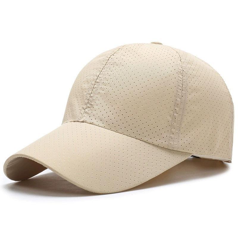 Summer Mesh Breathable Extended Brim Sunshade Baseball Cap Men'S Cap Half Net Big Brim Sunscreen Cap Fishing Cap Mountaineering Cap