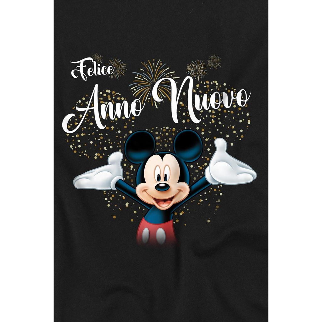 Disney Childrens/Kids Italian Mickey Mouse Fireworks New Year T-Shirt