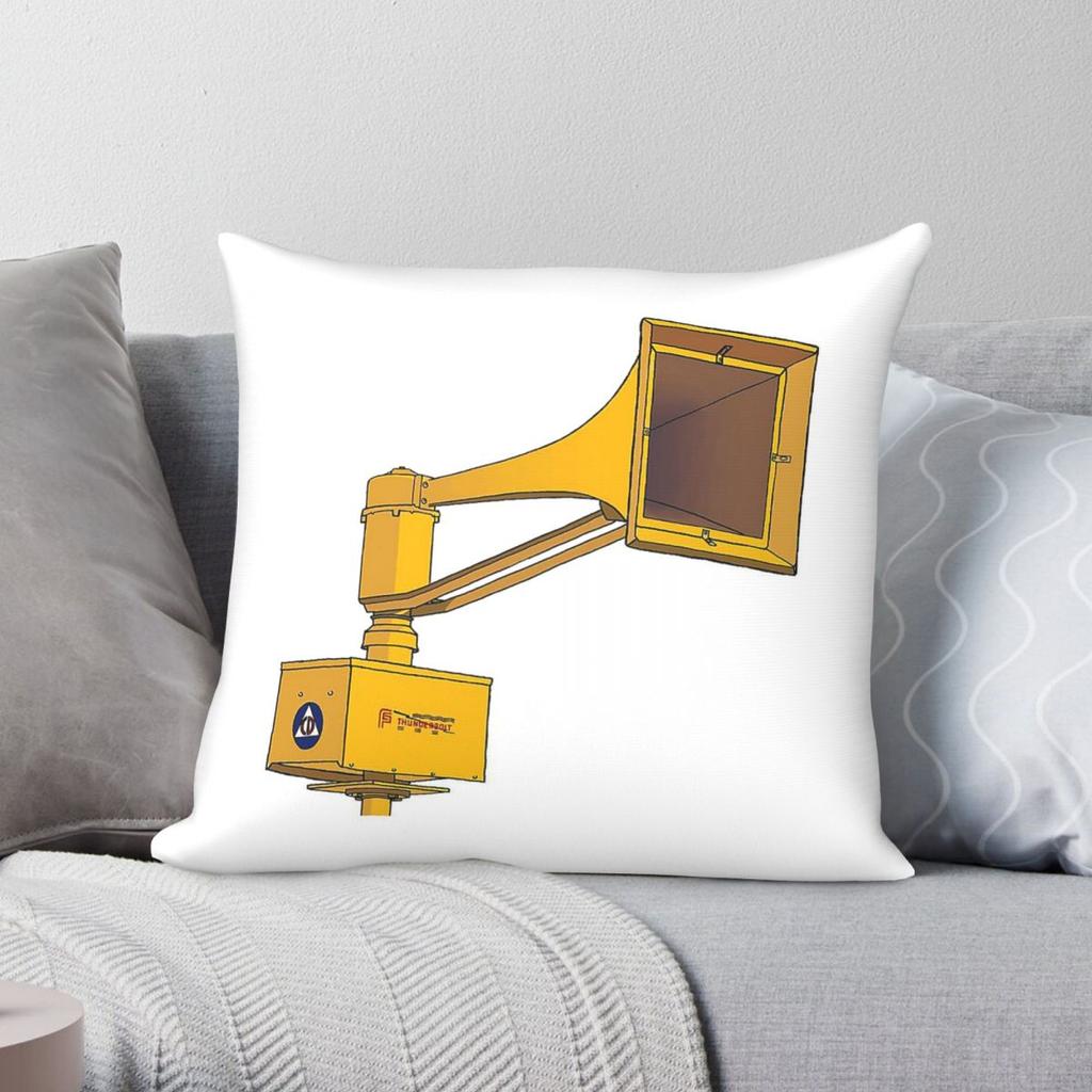 Air Raid Sirens Thunderbolt t Pillowcase Polyester Linen Velvet Creative Decorative Throw Pillow Sofa Seater Cover x