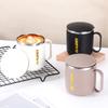 Cover Included Portable Cups 304 Stainless Steel Heat Insulated Mug Home Mug Outdoor Use