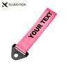 Custom Tow Strap Personalised Customized Your Text Logo Tow Rope Ribbon Auto Car Accessories Trailer Ropes Bumper Towing Strap