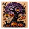 Halloween Faux Pearl Art Kits for Adults Kit, Witch Ghost Painting DIY Seasonal Projects Families Spooky Pumpkin Diamond Craft Set Adults, Handmade