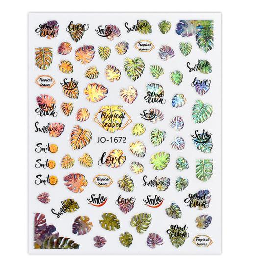 Наклейка для ногтей, сильная липкость, съемная, долговечная, отличная, сверкающая, в виде цветка, наклейка для ногтей, принадлежности для рукоделия «сделай сам»