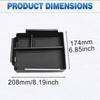 For BYD Shark 6 2024 2025 2026 Center Console Organizer Central Control Storage Box with Mat Car Armrest Organizer Accessories