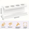 Toothbrush Holders 4-Slot No Drilling Stand With Diatomite Base Bathroom Toothbrush Holder Storage Rack For Toothpaste Kitchen