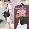 Large Zipper Portable Makeup Bag Organizer Professional Makeup Box Travel Vanity Nail Cases Cosmetic Bags Makeup Train Case