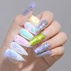 Nail Laser Glitter Glitter 12 Color Light Changing Scallion Powder Nail Decoration Box with Colorful Glitter